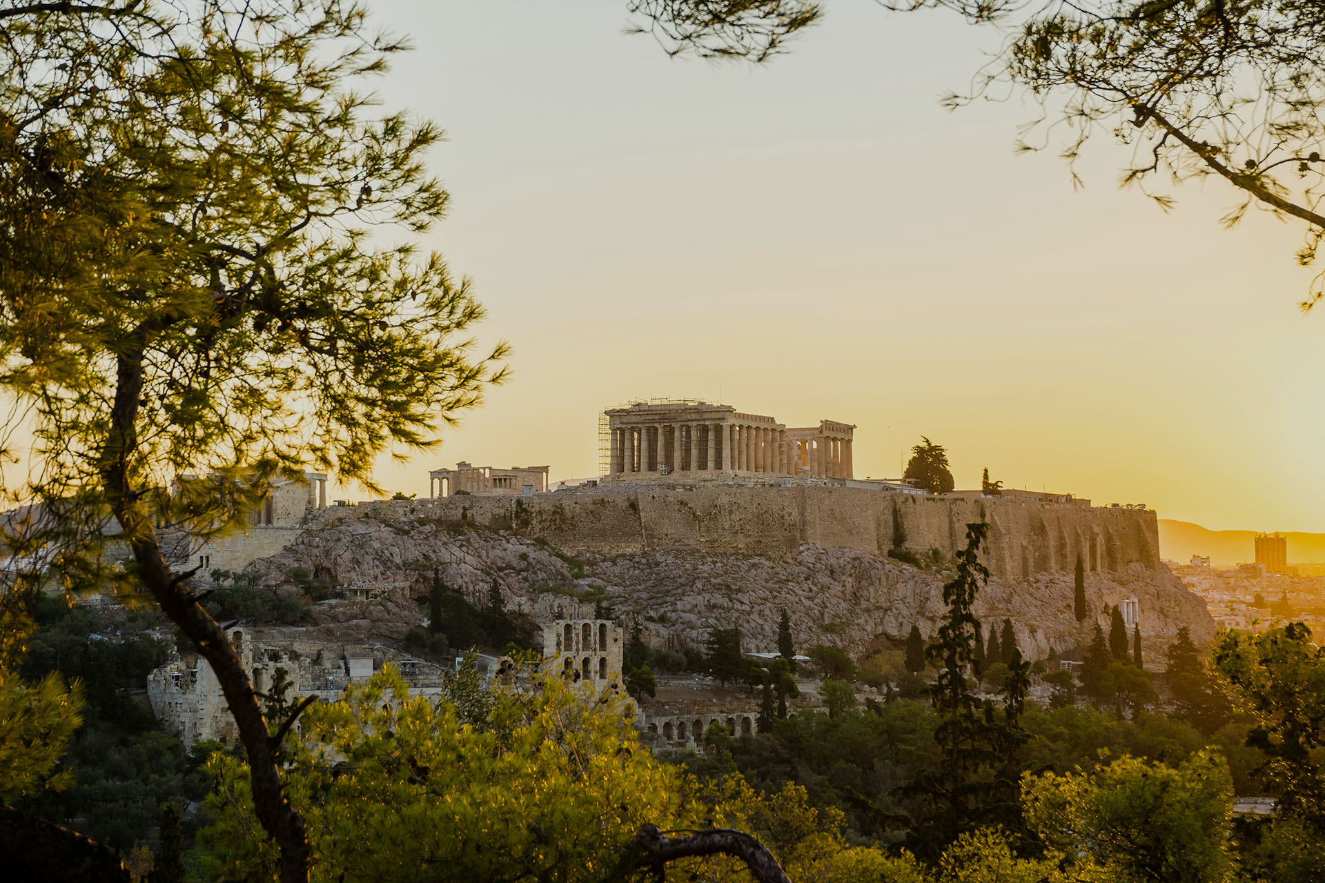 Hotel near Acropolis - view from 360 Degrees Hotel Athens