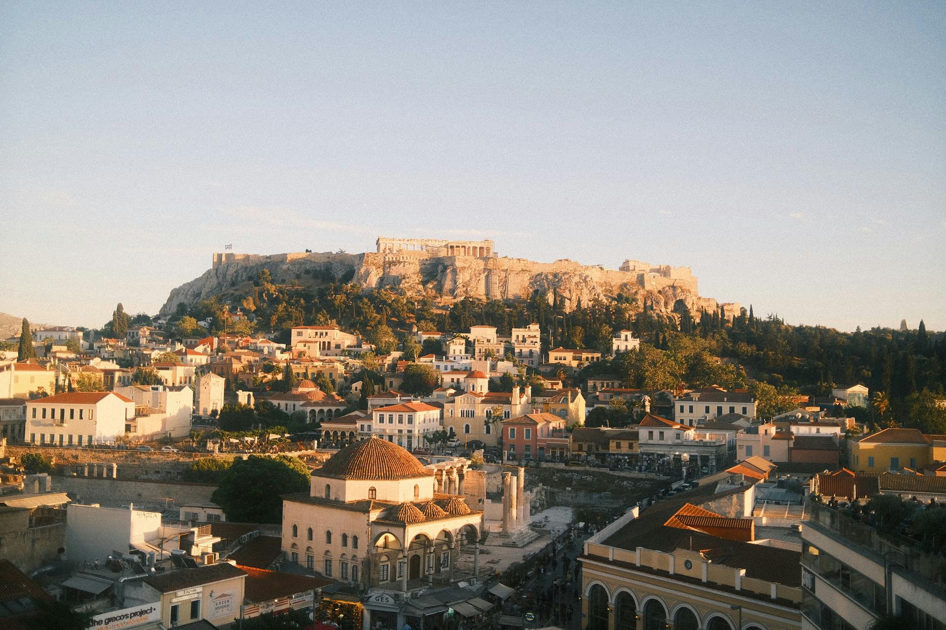 Hotel near Acropolis - view from 360 Degrees Hotel Athens